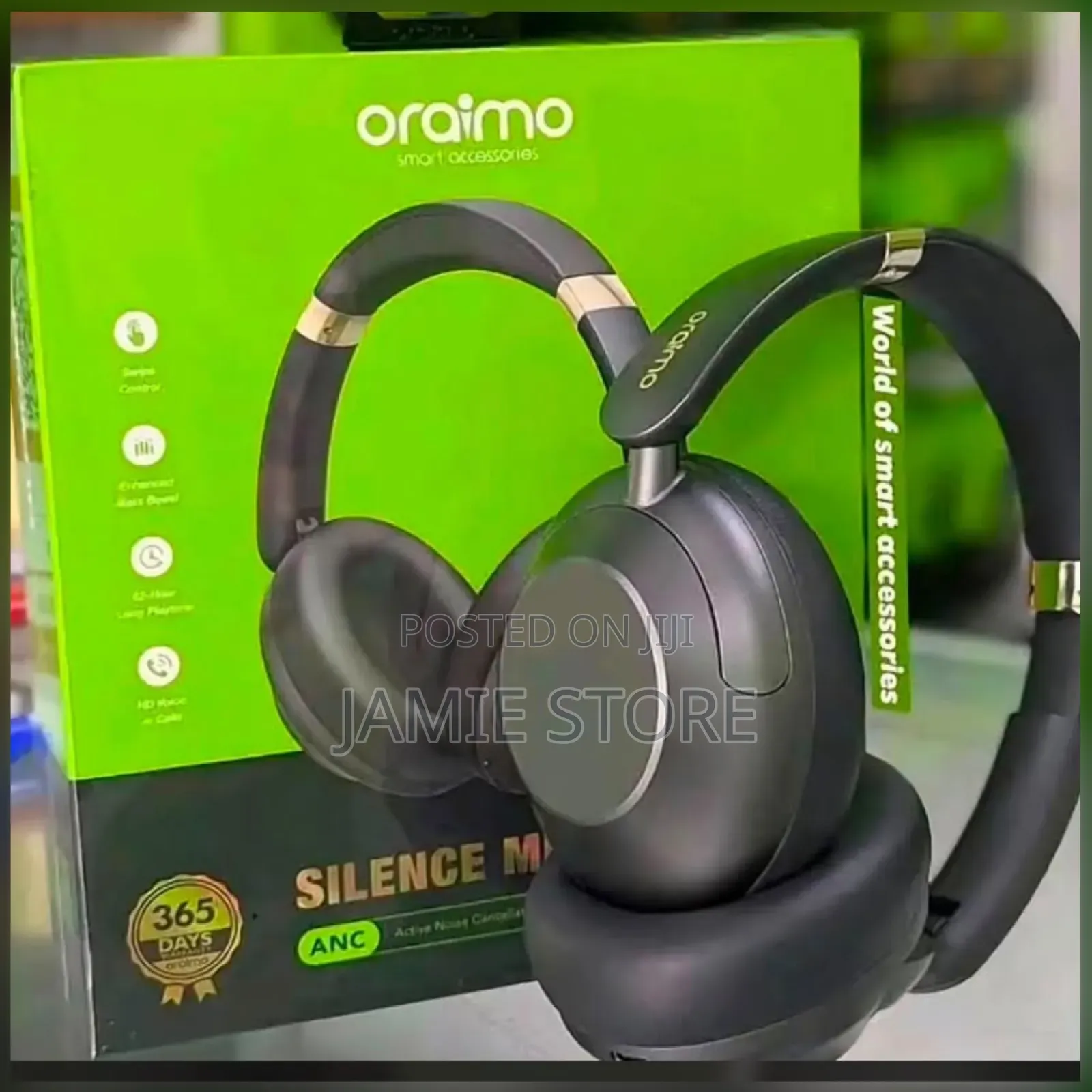 Oraimo Boompop Pro Anc Headphones/ Noise Canceling Headphones
