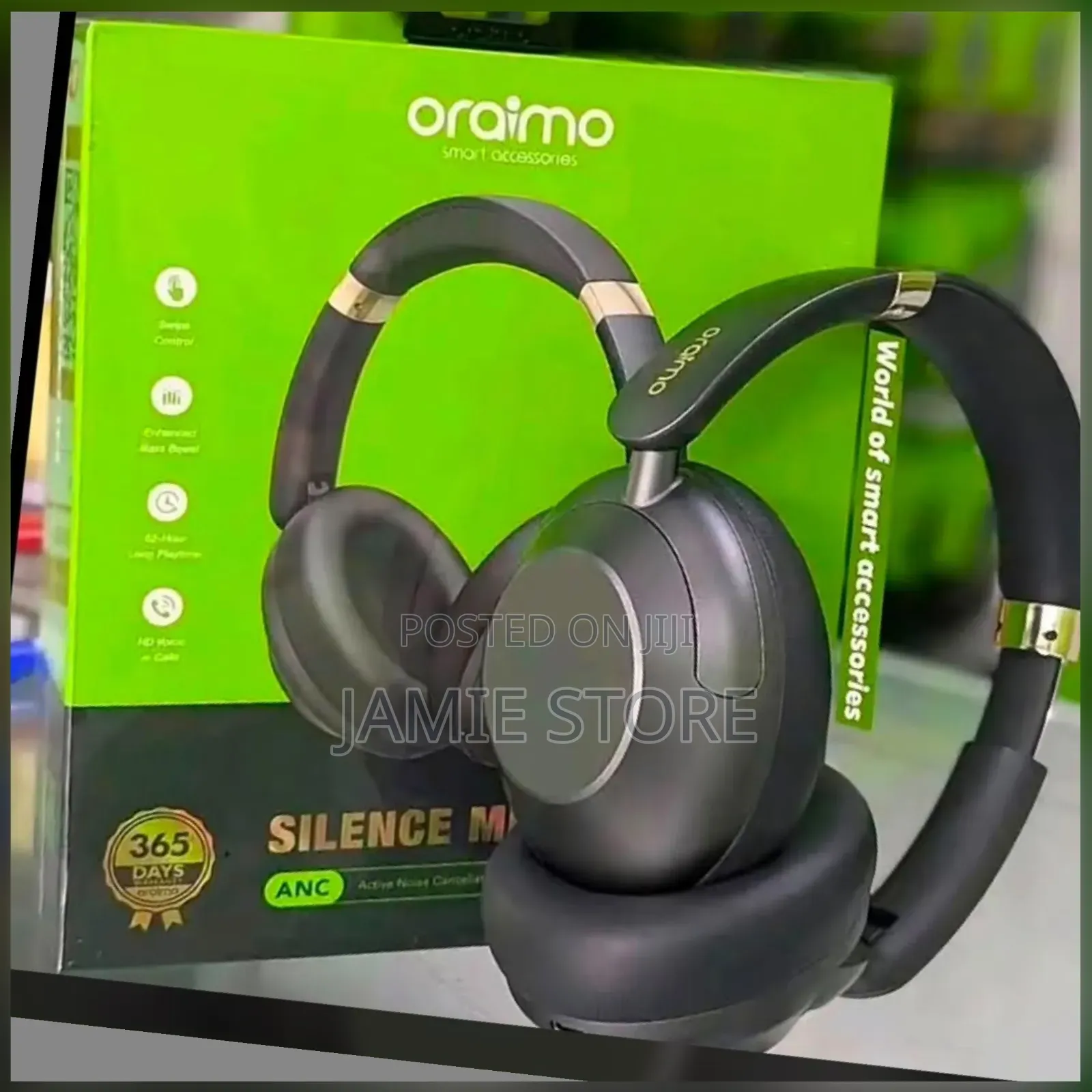 Oraimo Boompop Pro Anc Headphones/ Noise Canceling Headphones