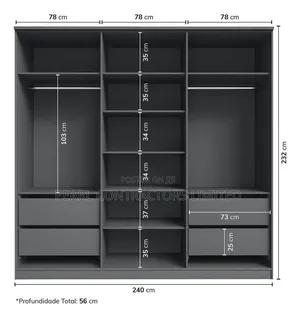 Wardrobes/Stand Alone Open Closet Wardrobes in Any Colour