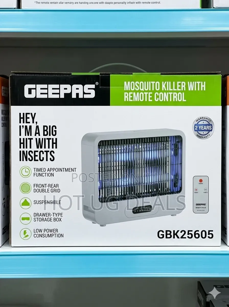 Geepas GBK25605 Mosquito Killer With Remote Control | 2-Year Warranty