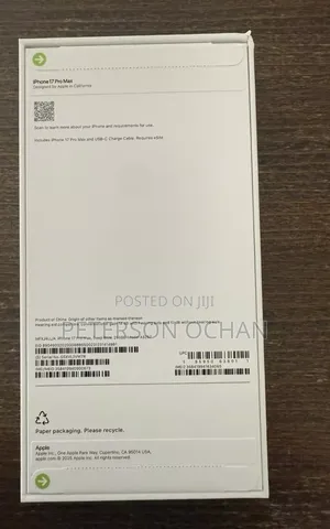 New Apple iPhone 17 Pro Max 512 GB Yellow