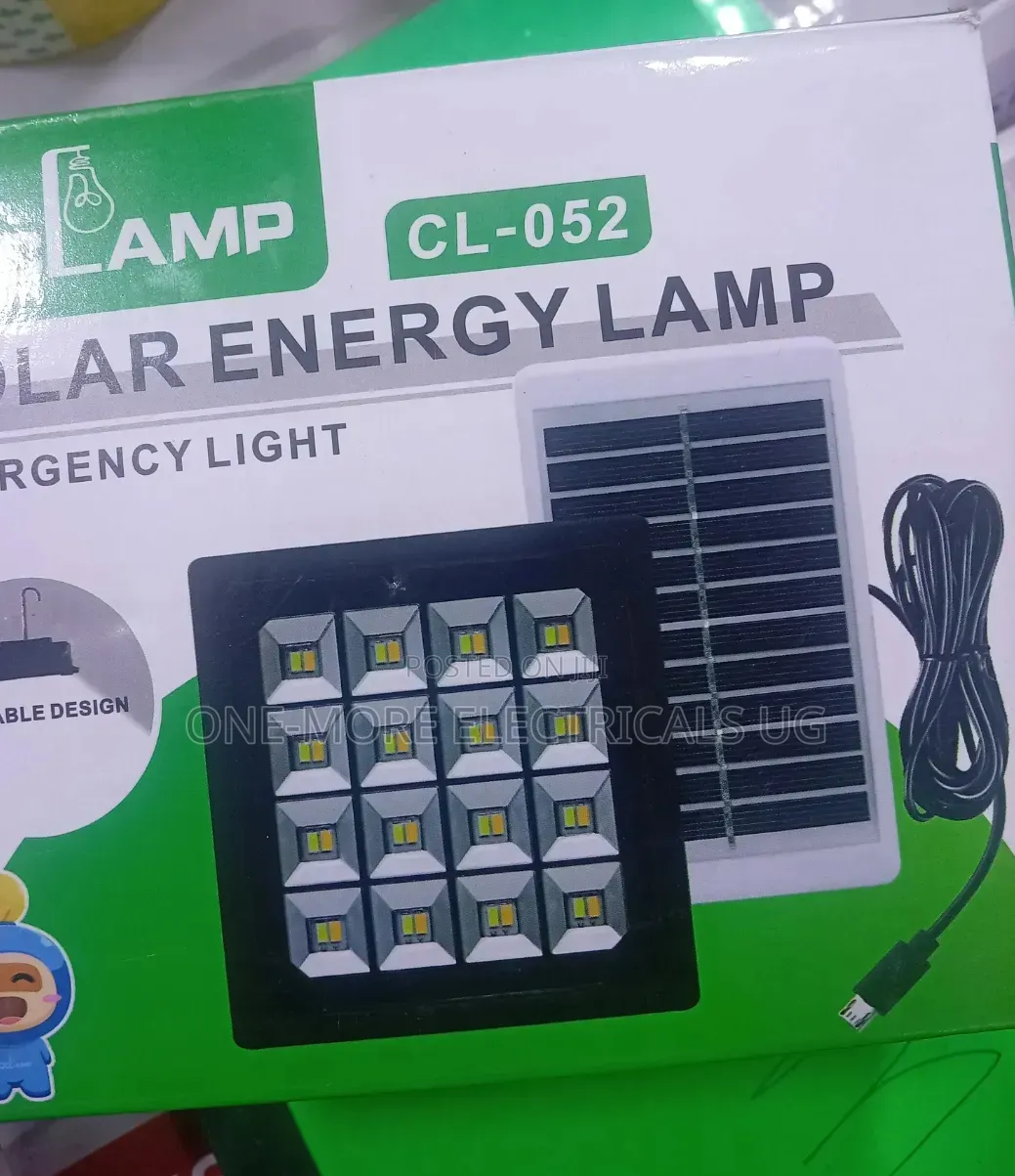Solar Portable Lamp With Its Solar Panel