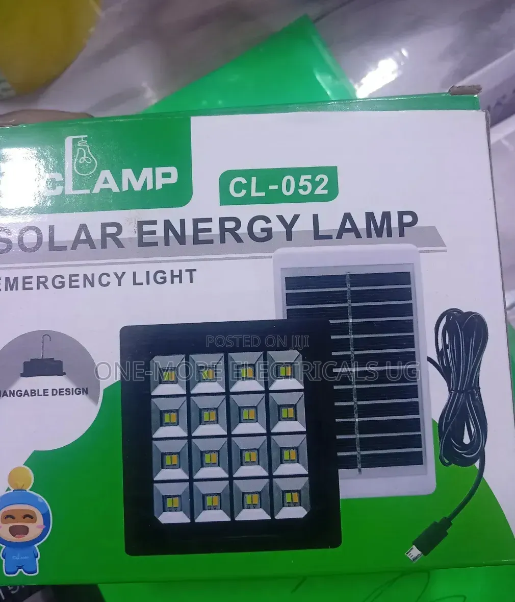 Solar Portable Lamp With Its Solar Panel