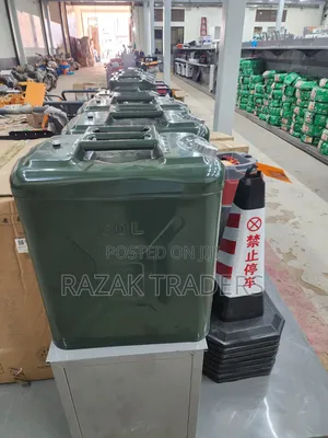 60Litre Heavy Duty Large Metal Jerrycans for Fuel Petrol Diesel