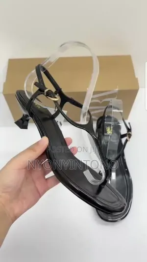 Zara Thong Sling Back Kitten Shoe