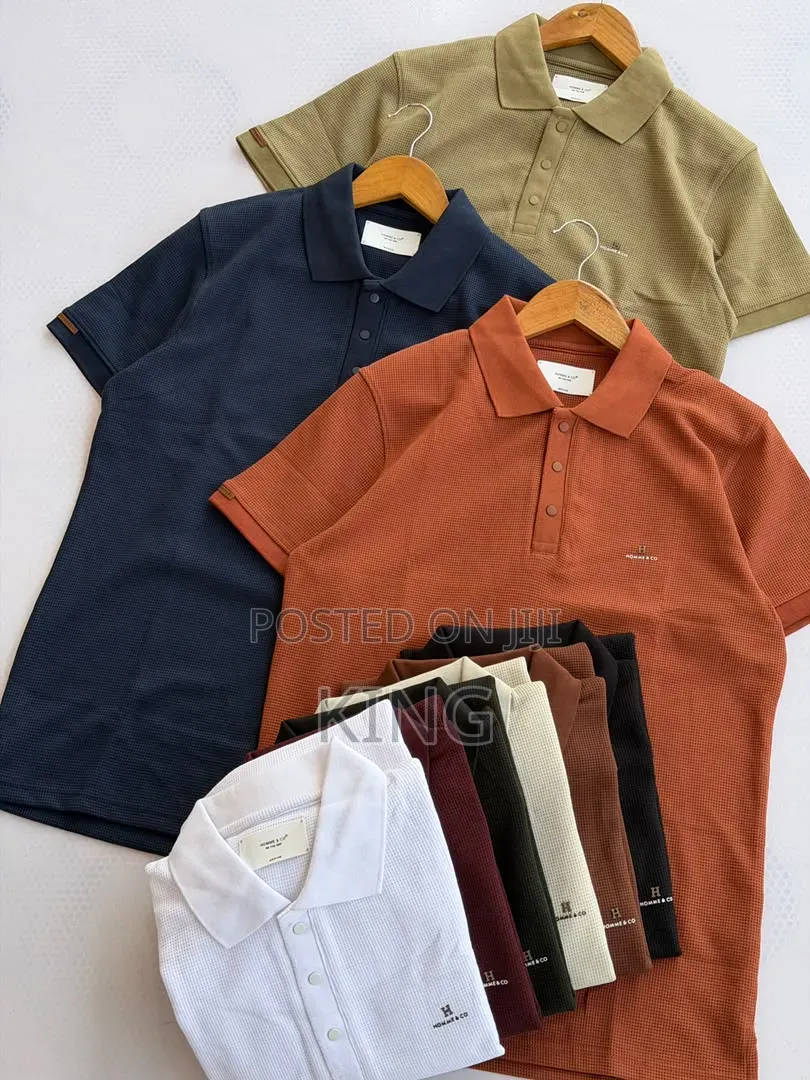 Classic Button Placket T-Shirts