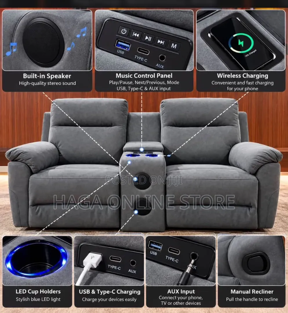 Two Seater Recliner Sofa