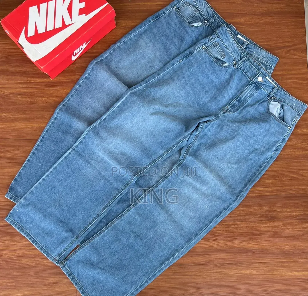 Sky Blue Buggy Jeans