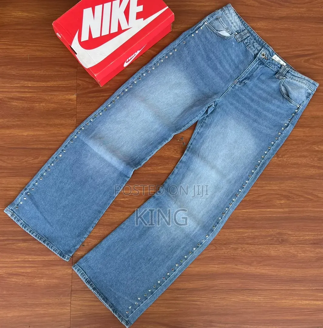 Sky Blue Buggy Jeans