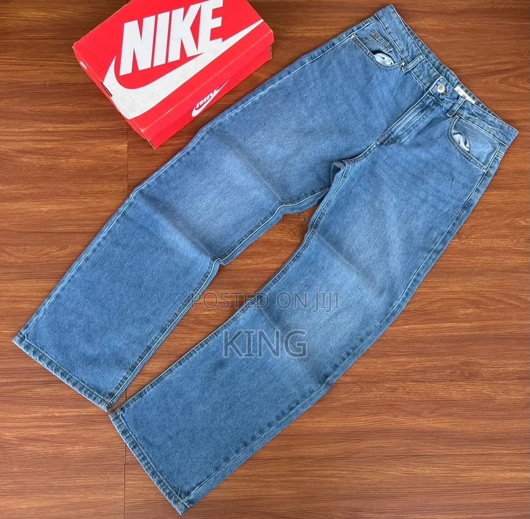 Sky Blue Buggy Jeans