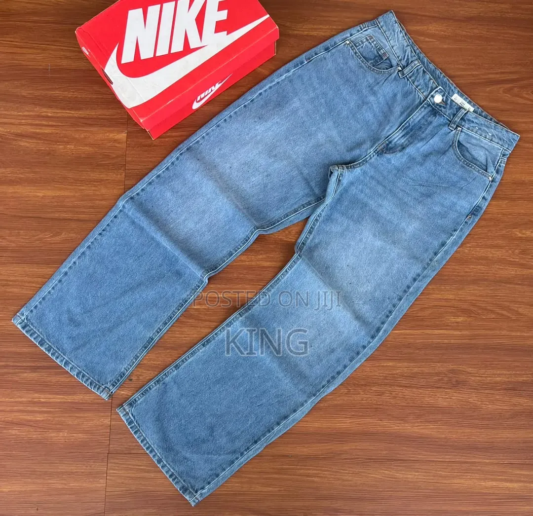 Sky Blue Buggy Jeans