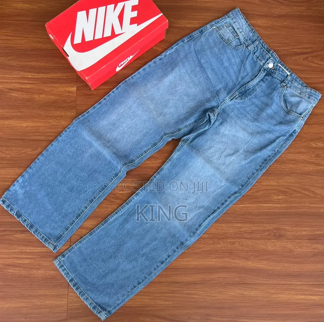 Sky Blue Buggy Jeans