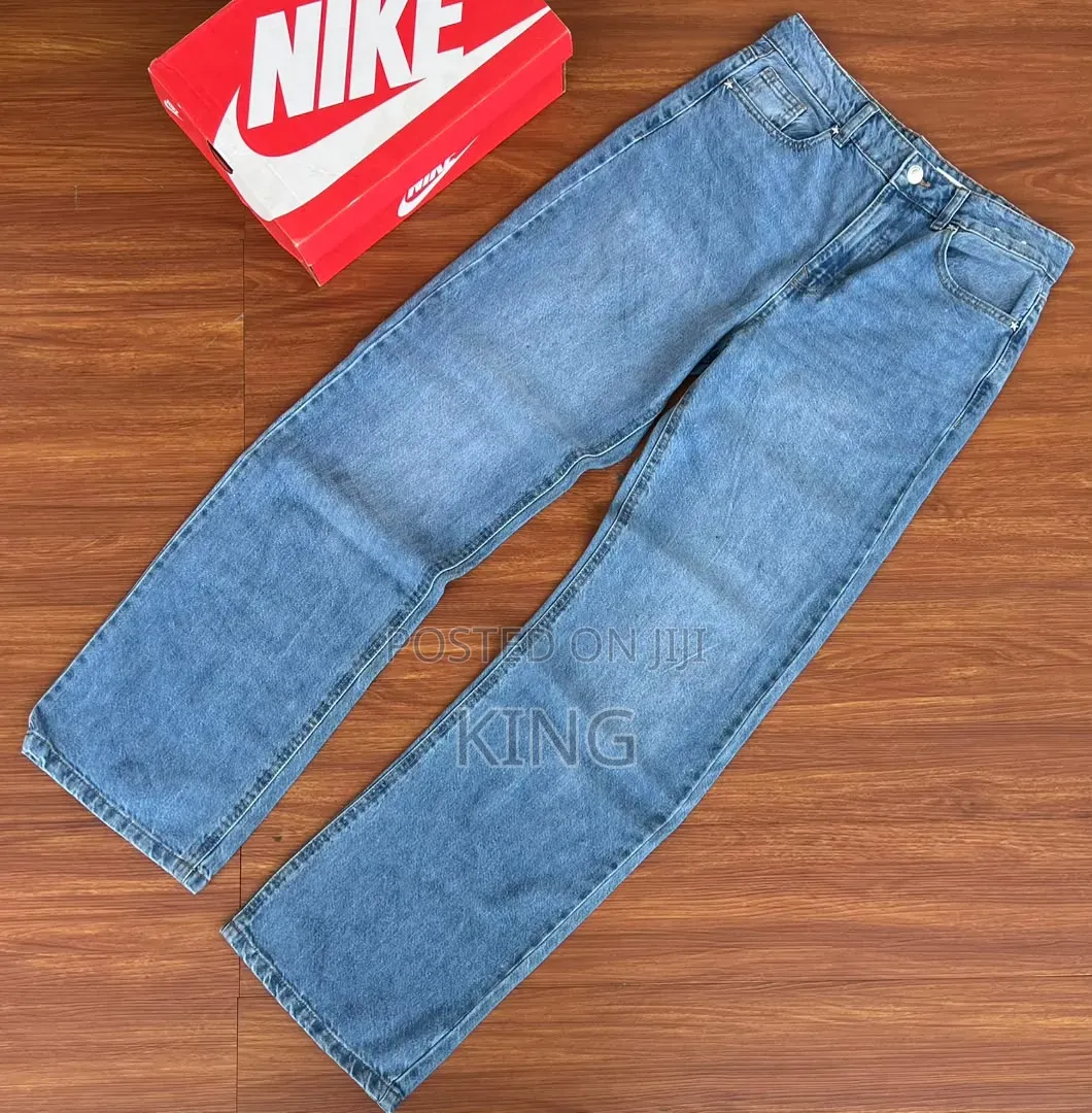 Sky Blue Buggy Jeans