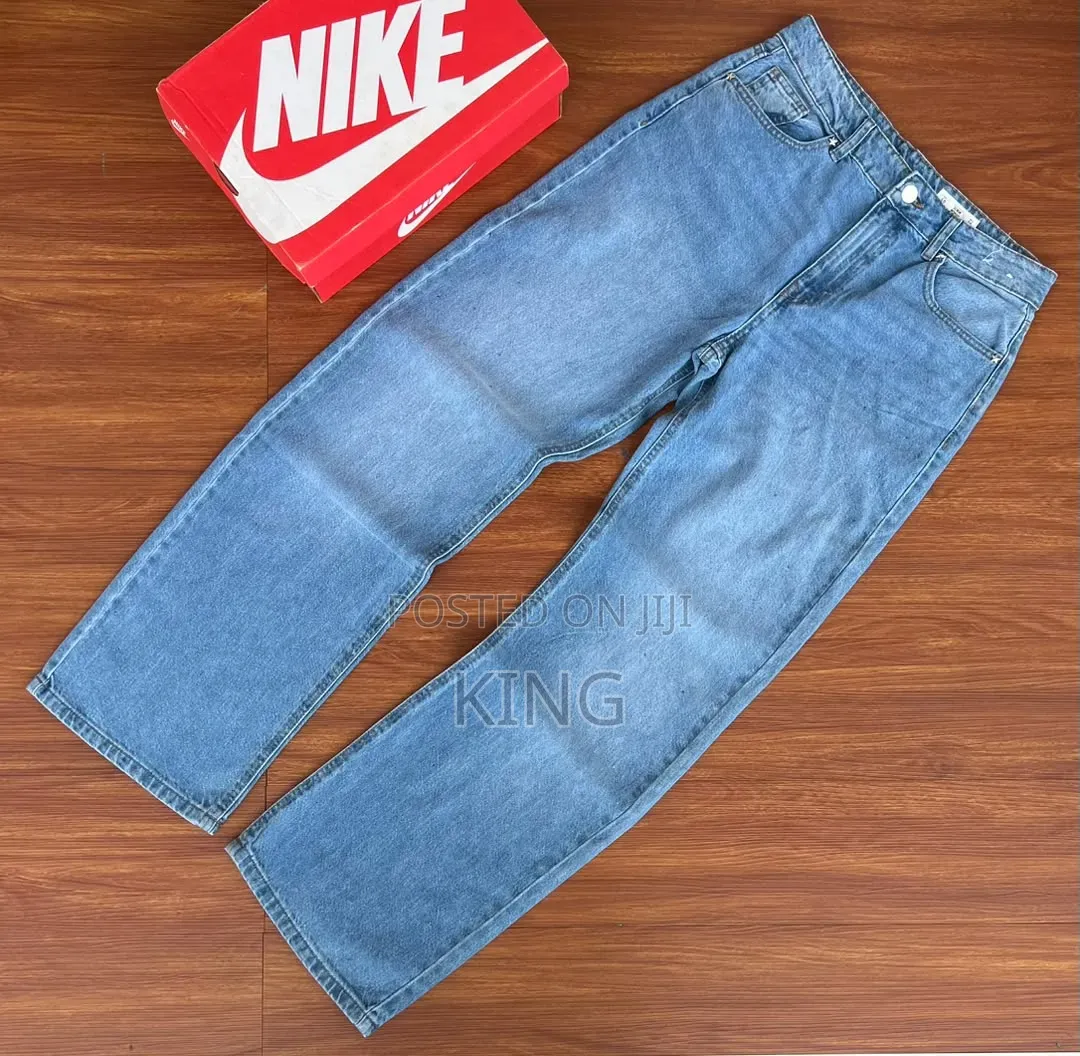 Sky Blue Buggy Jeans