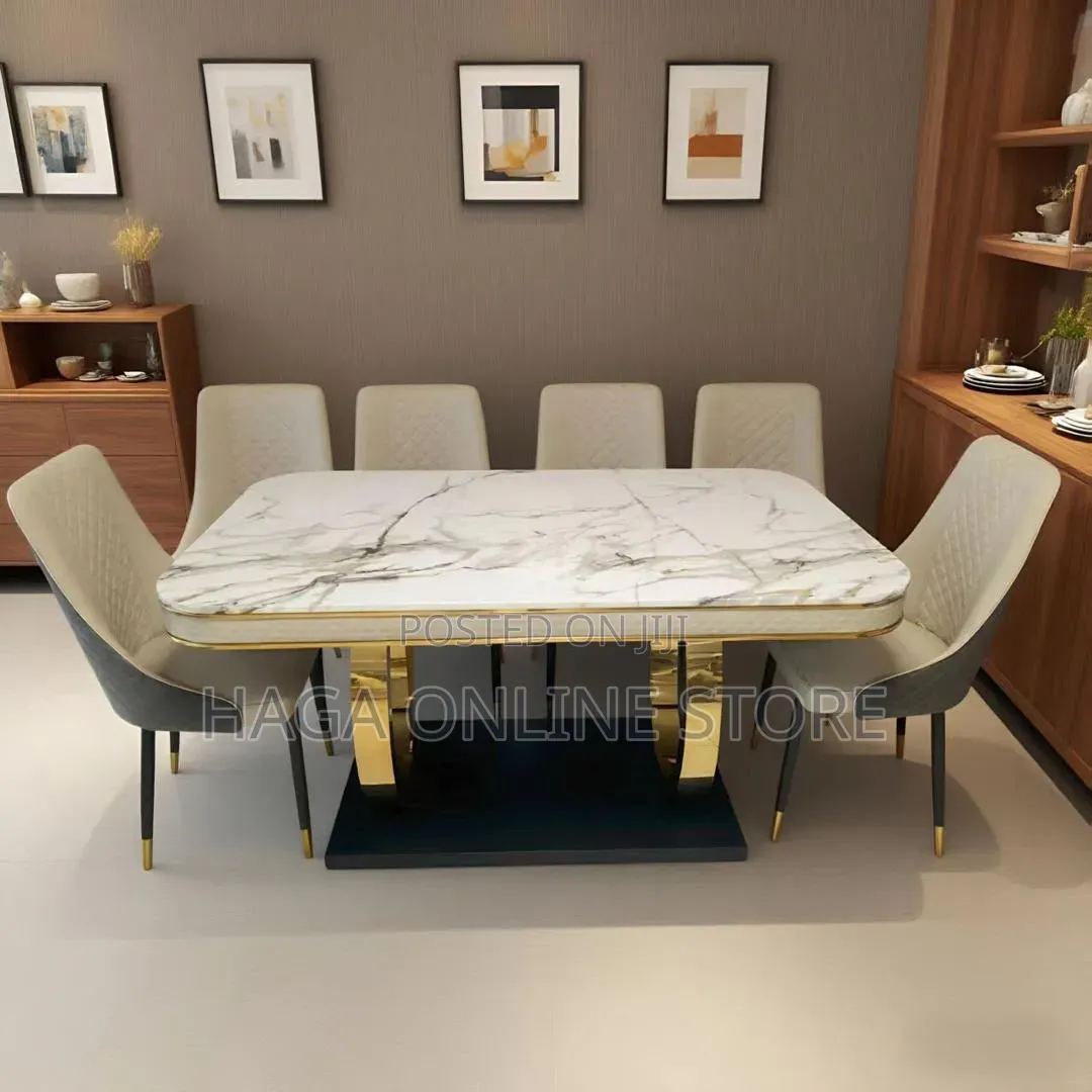 Rectangular Marble Dining Table