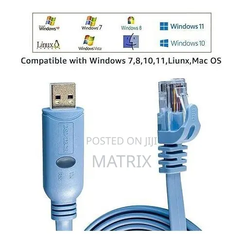 USB to RJ45 Console Cable With FTDI Chip for Cisco NetGear Routers