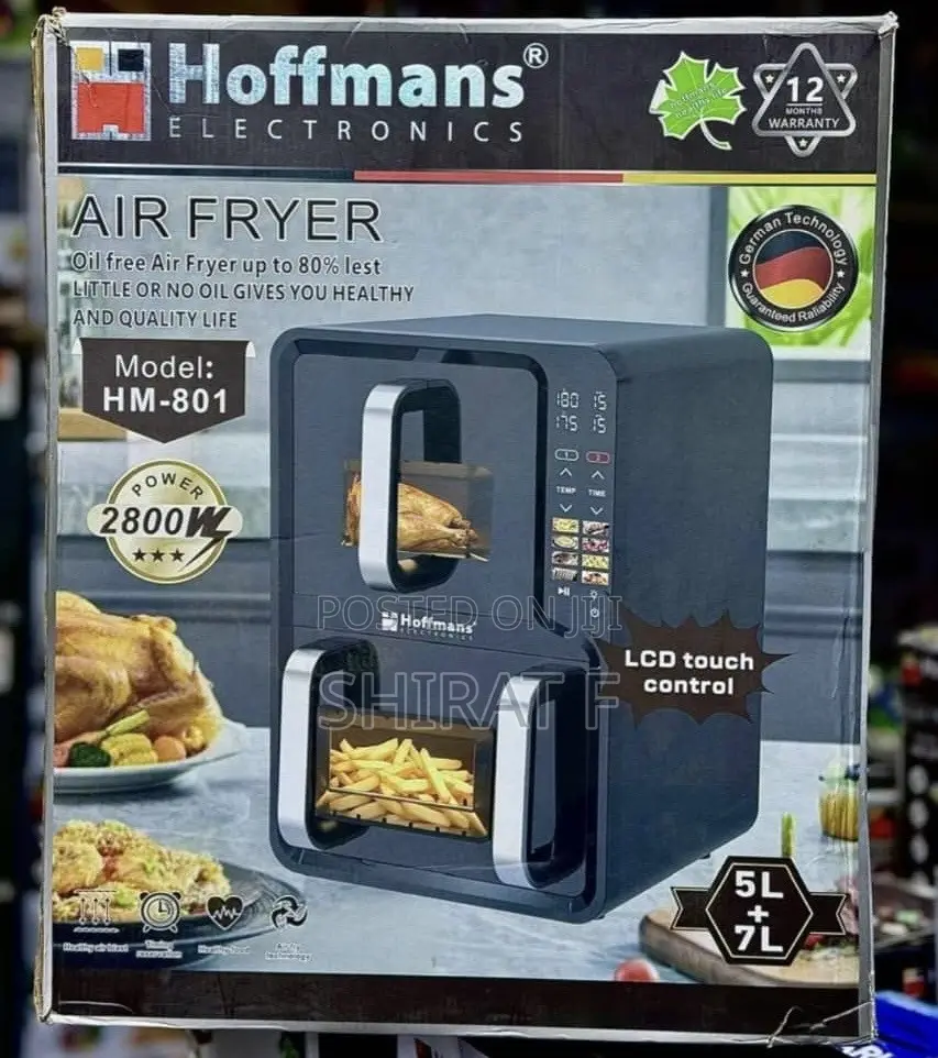 Hoffman Double Airfryer 12litre