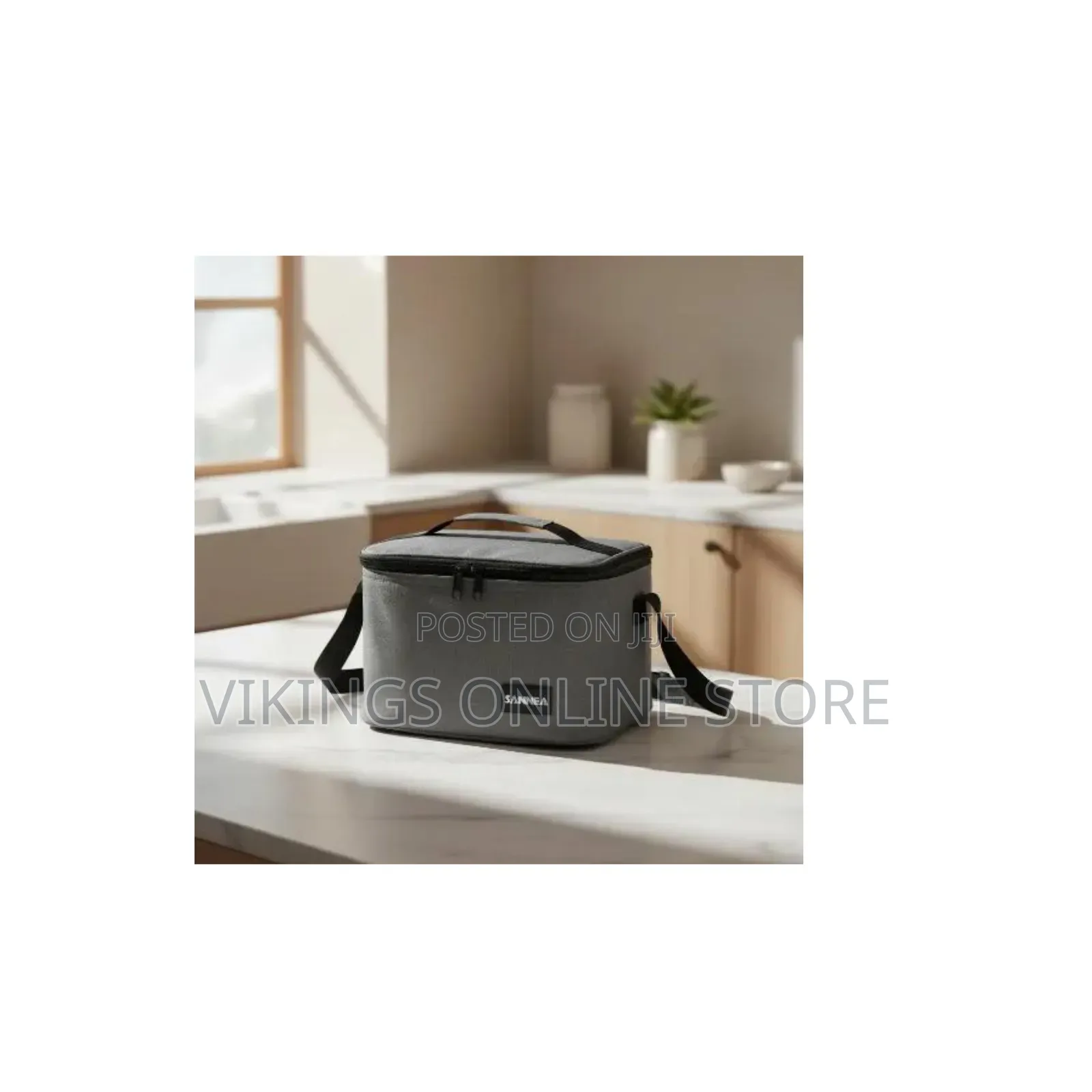 4l Grey Sannea Insulated Lunch Bag