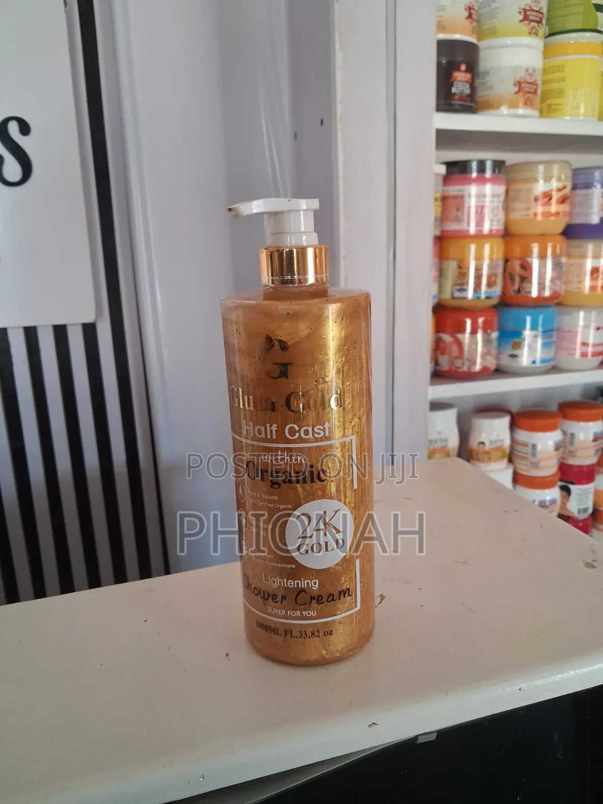 Gluta Gold Half Cast Organic 24K Shower Gel