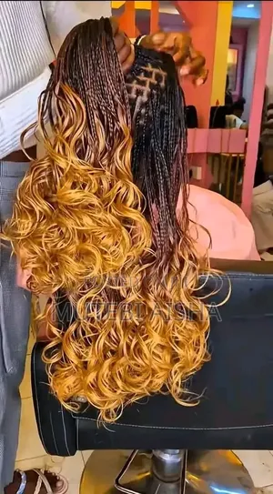 French Curl Hair Style