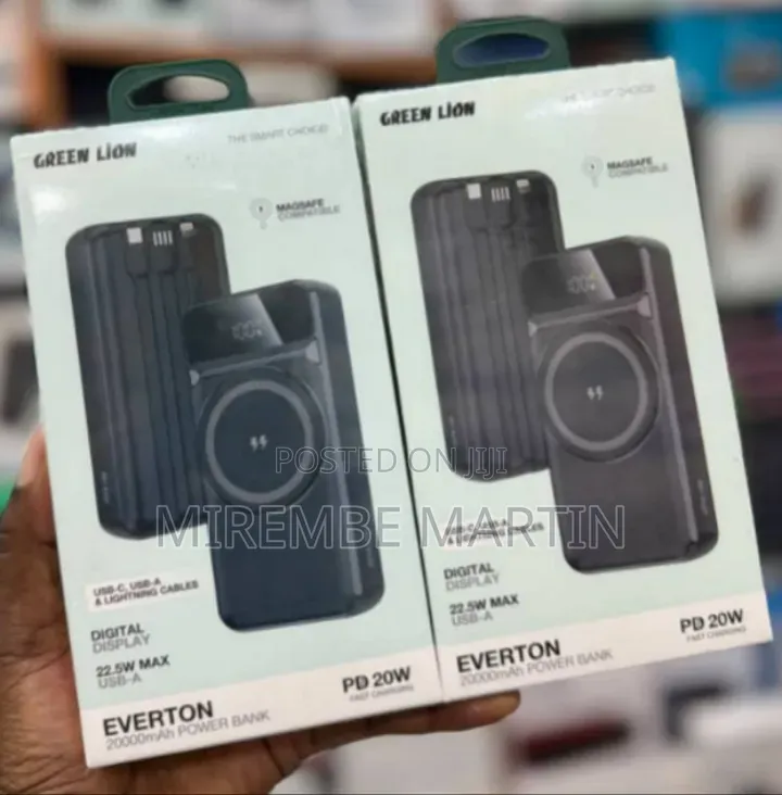 Green Lion Everton 20000mAh Power Bank PD 20W