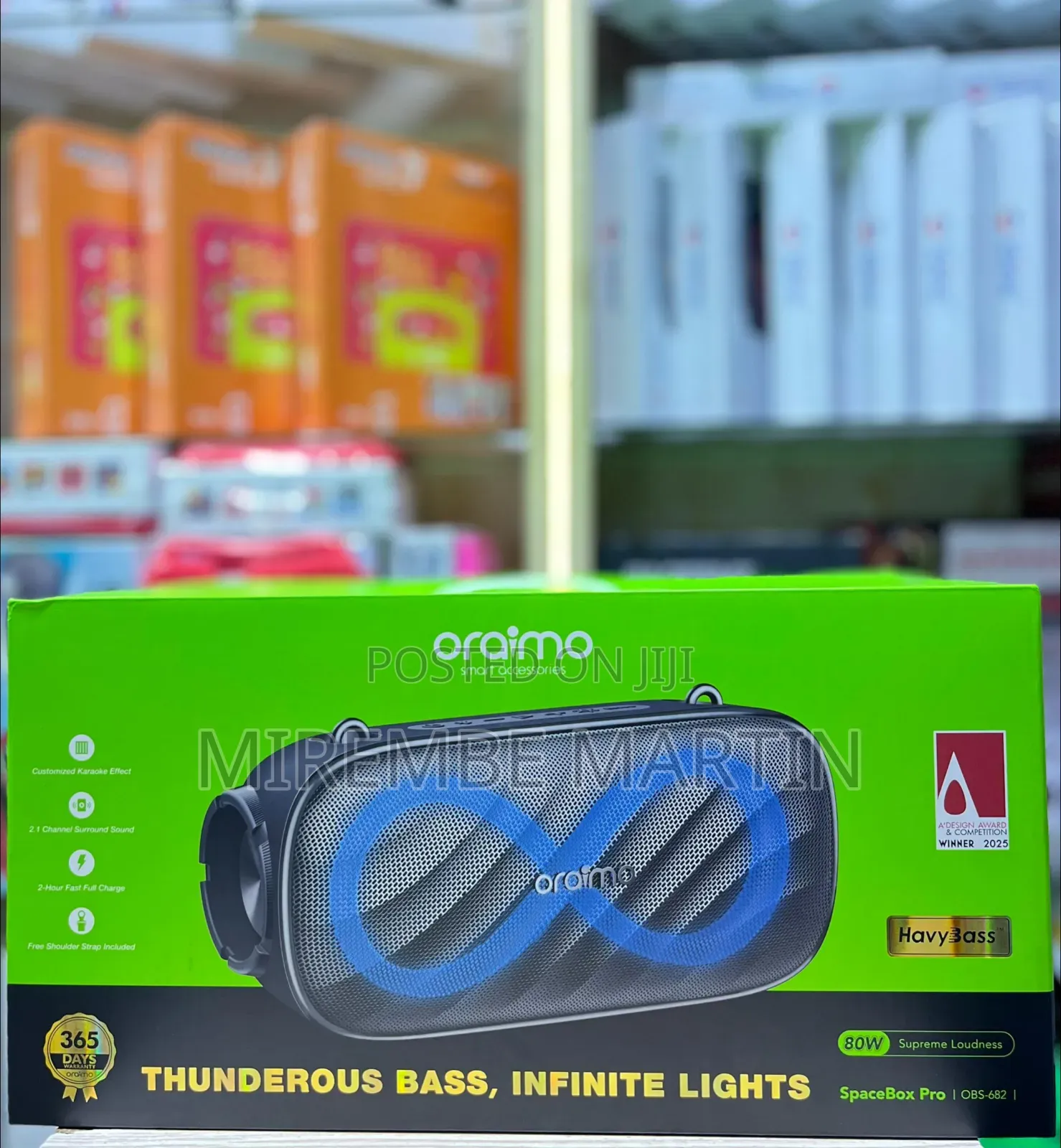 Oraimo SpaceBox Pro 80W Supreme Loudness