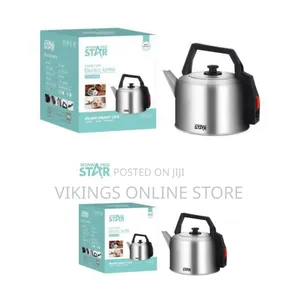 A Winningstar 5-Liter Stainless Steel Electric Kettle in Silver