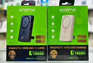 Oraimo MagPower 10000mAh
White/Gold
Black