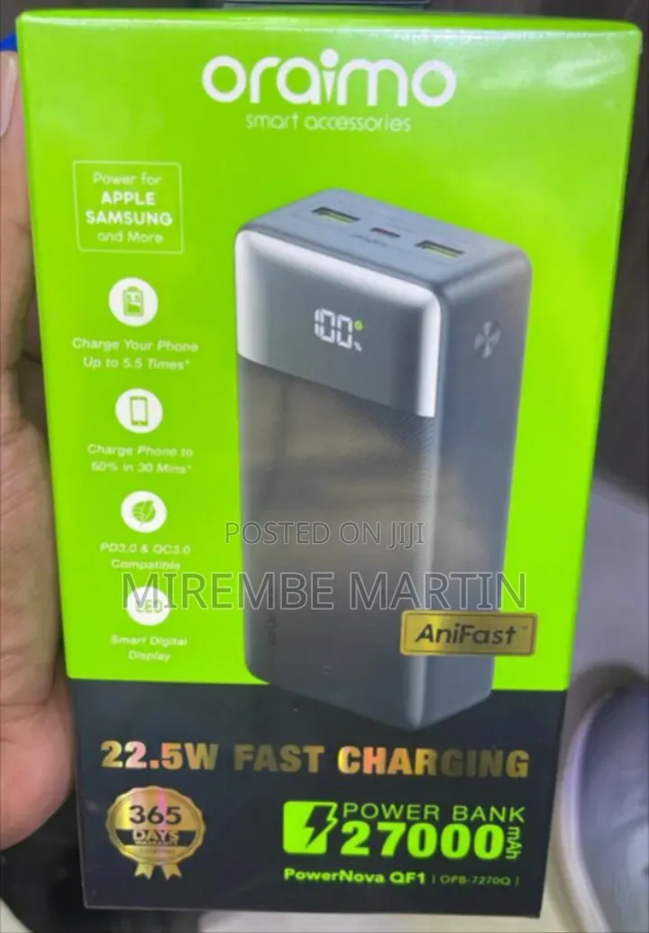 Oraimo 27000mAh With Display