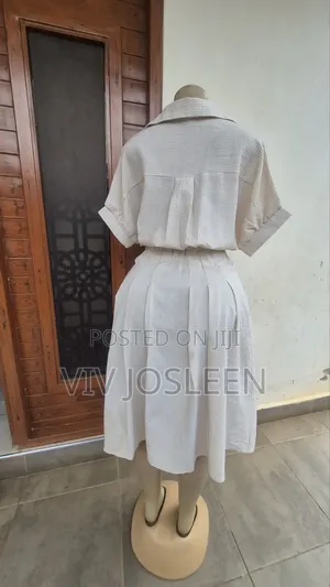 Women's Cream Vintage Dress( L)
