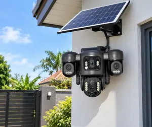3 Lenses Ai Solar Security Camera