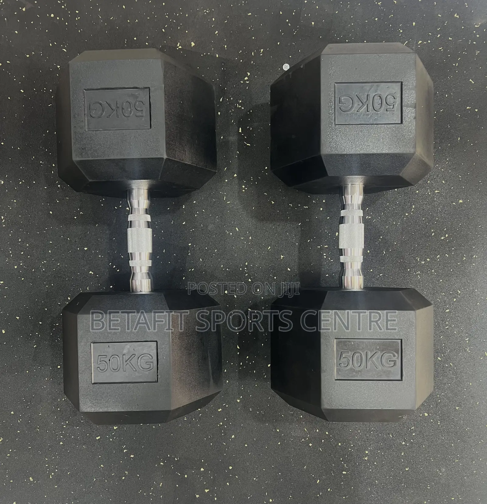 50kg Hexagon Dumbbell Pair