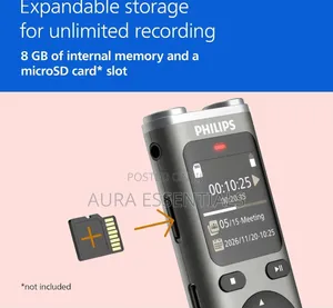 Philips DVT2075 VoiceTracer, Audio Recorder