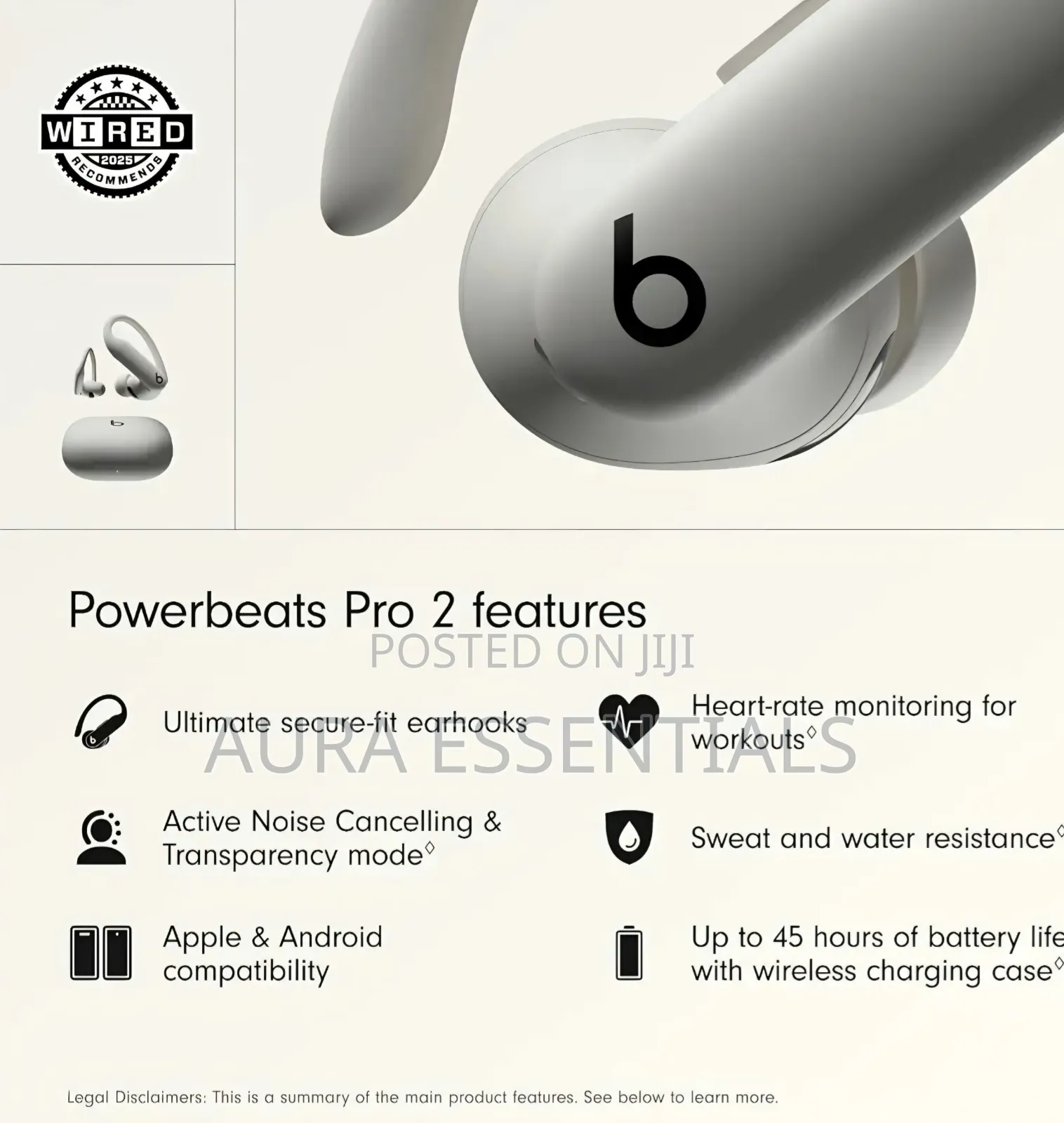 Beats Powerbeats Pro 2 Wireless Sport Earbuds.
