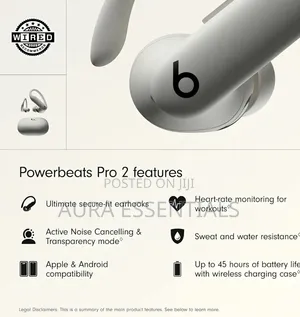 Beats Powerbeats Pro 2 Wireless Sport Earbuds.