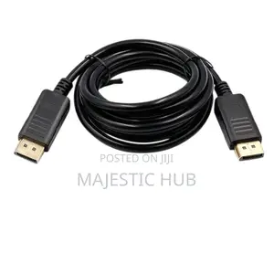 DisplayPort to DisplayPort Cable (DP Male to DP Male) – 4K Ultra HD