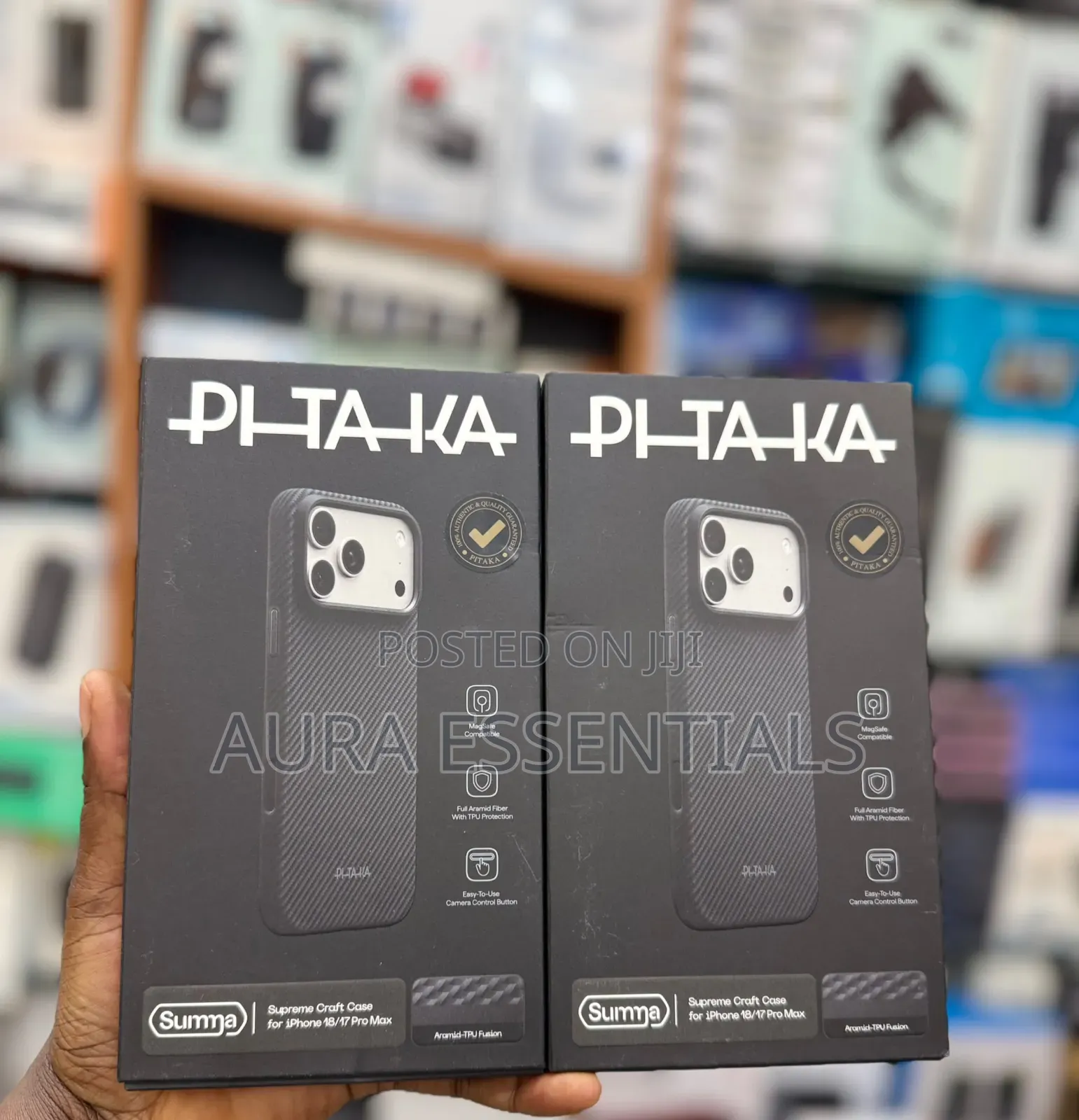 PITAKA Summa Supreme Craft Cases Designed for the iPhone 18/17 Pro Max