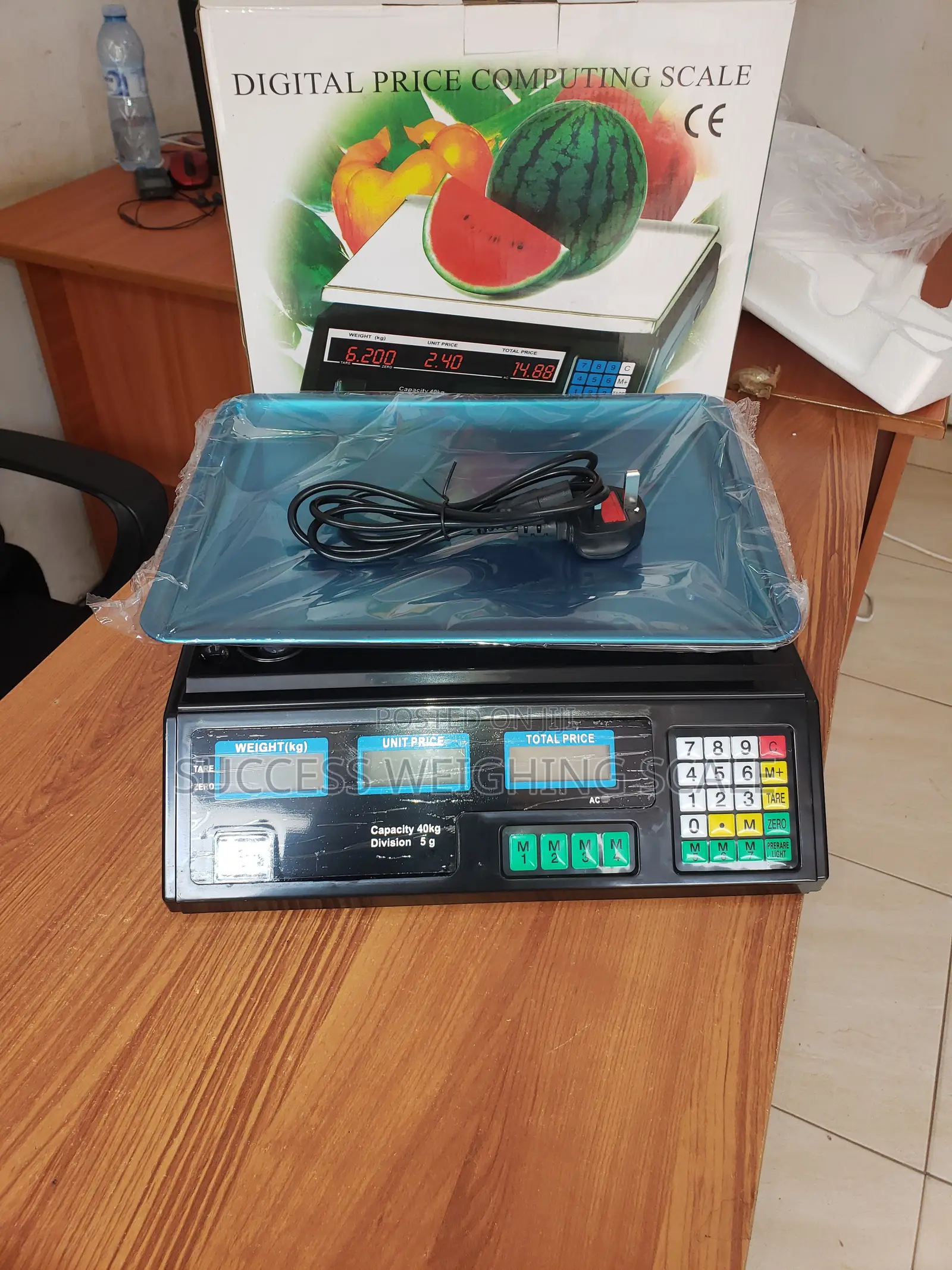 Reliable Table Top Digital Weighing Scale 40kg Weigh Accurate Weighing