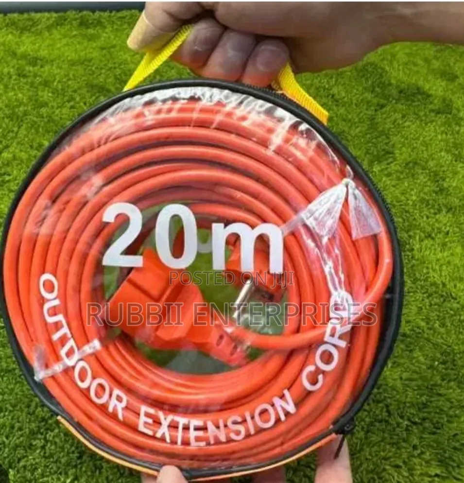 Orange Outdoor Extension Cord 20m