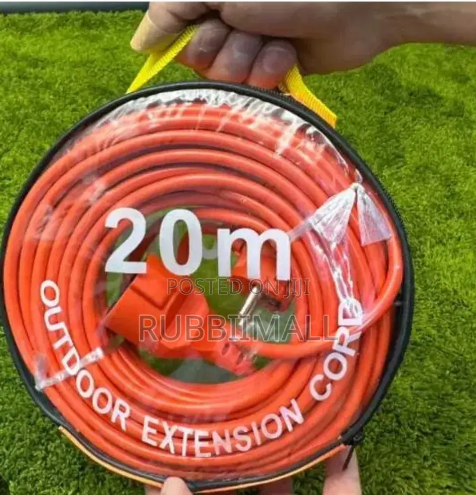 Orange Outdoor Extension Cord 20m