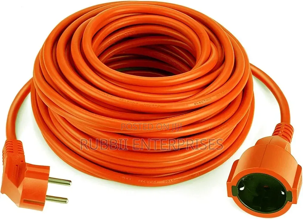 Orange Outdoor Extension Cord 20m