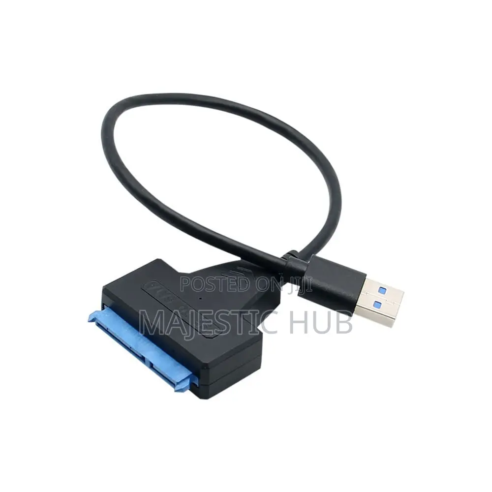 USB 3.0 to SATA Adapter With 12V Power Support for 2.5" 3.5" HDD/SSD