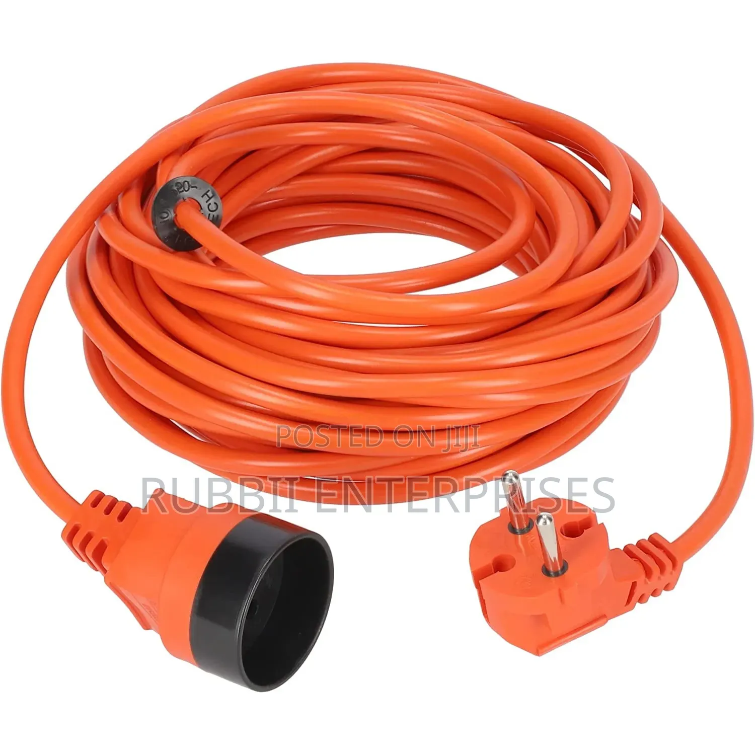 Orange Outdoor Extension Cord 5m