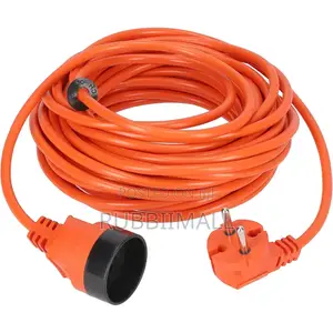 Orange Outdoor Extension Cord 5m