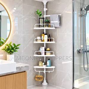Adjustable 4-Tier Bathroom Corner Shower Caddy Organizer