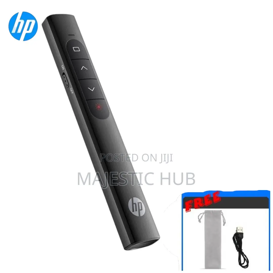 HP SS26 Wireless Presenter – Rechargeable Clicker Red Laser