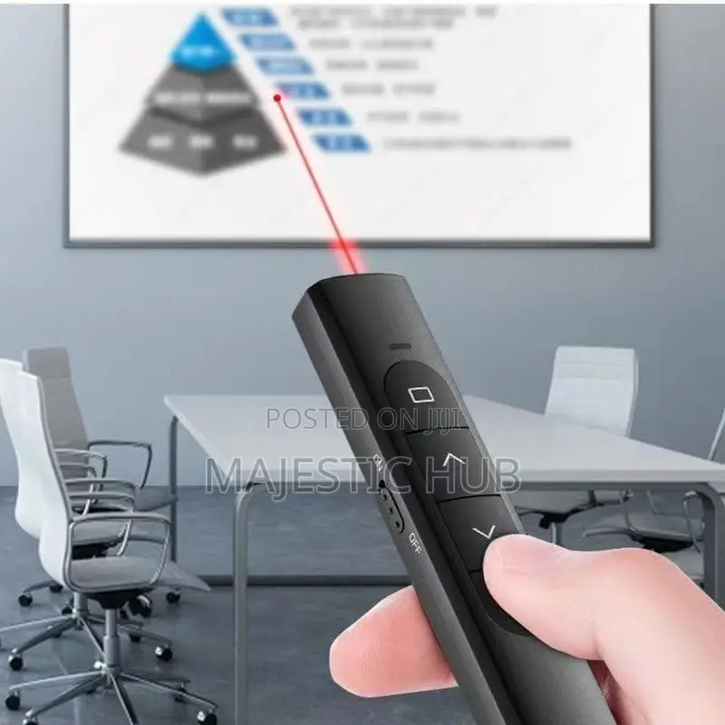 HP SS26 Wireless Presenter – Rechargeable Clicker Red Laser