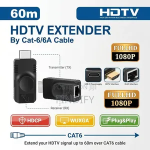 Hdmi Extender by Cat 6 to Type C