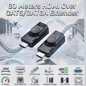 Hdmi Extender by Cat 6 to Type C