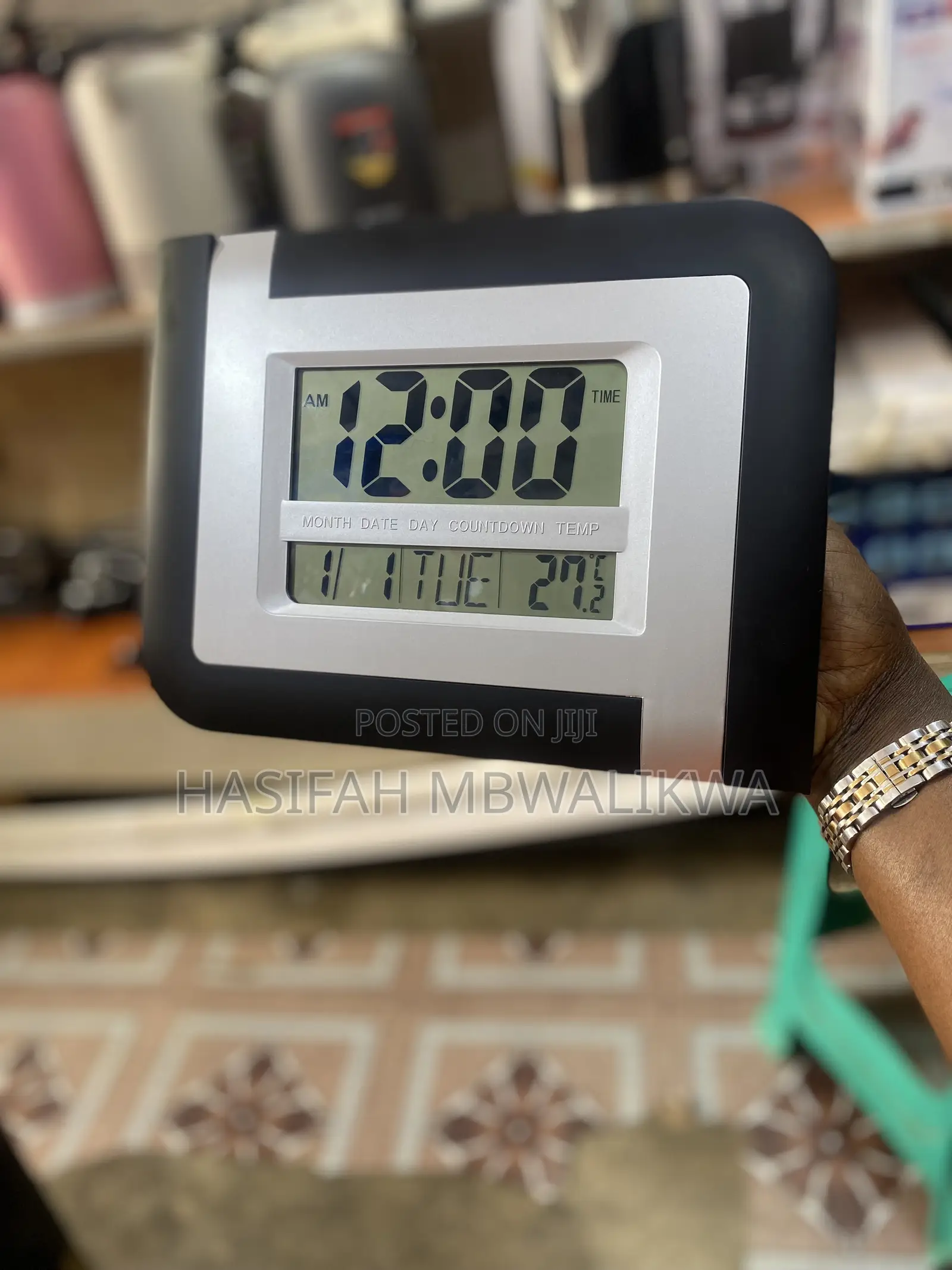 Large Digital Wall Clock